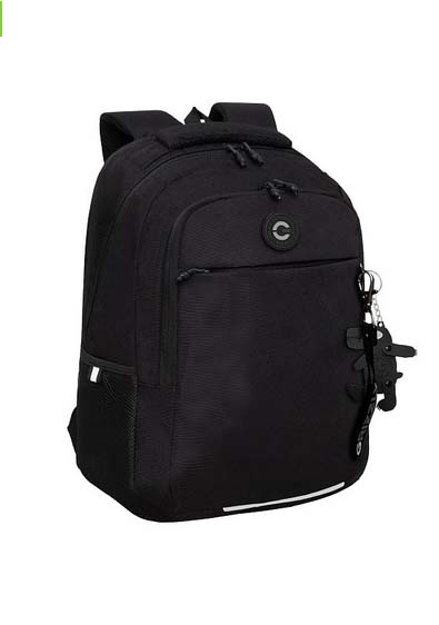 Рюкзак grizzly чёрный 31х42х22см эрг.спинка