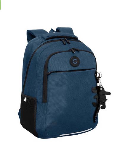 Рюкзак grizzly джинса 31х42х22см эрг.спинка