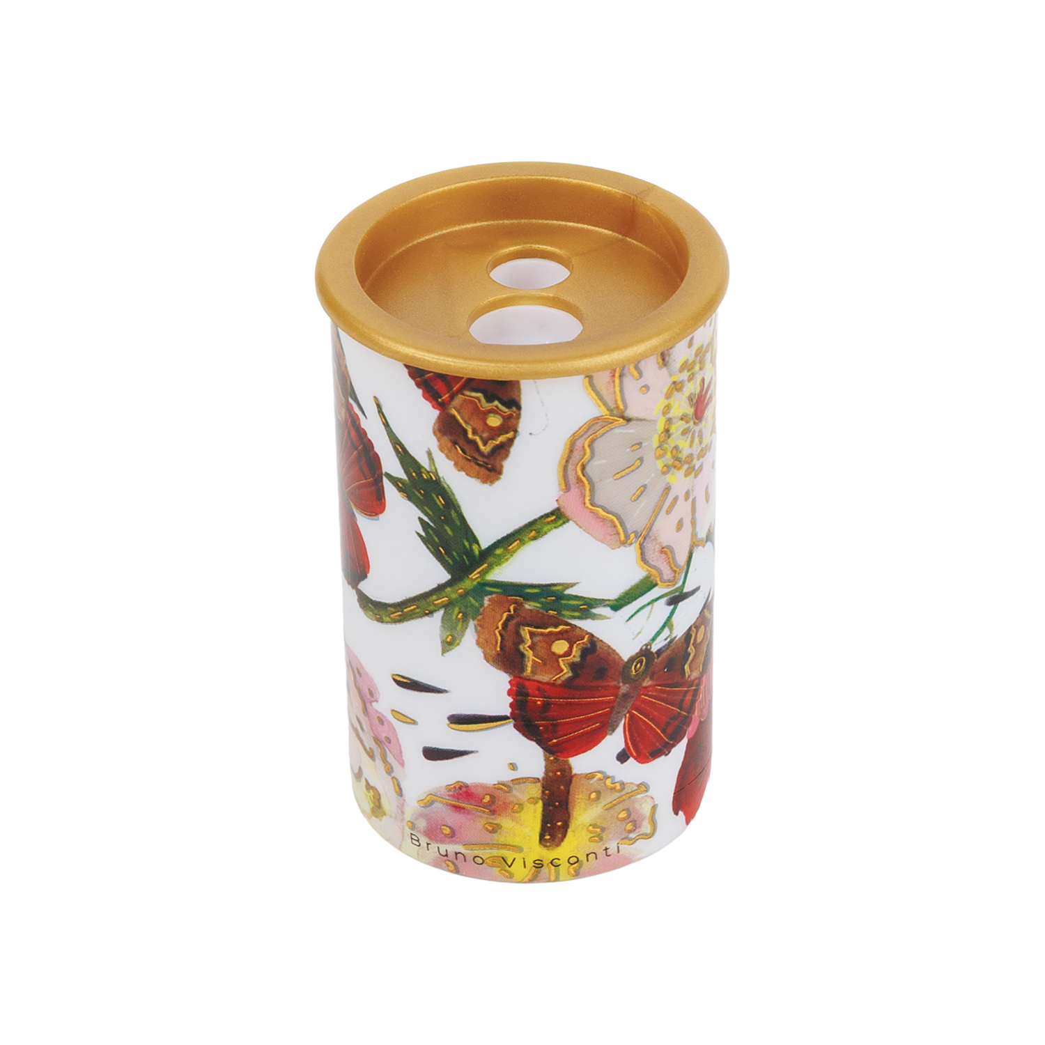 Точилка с контейнером bruno visconti "flora. bloom flowers" 2 отв. асс-т