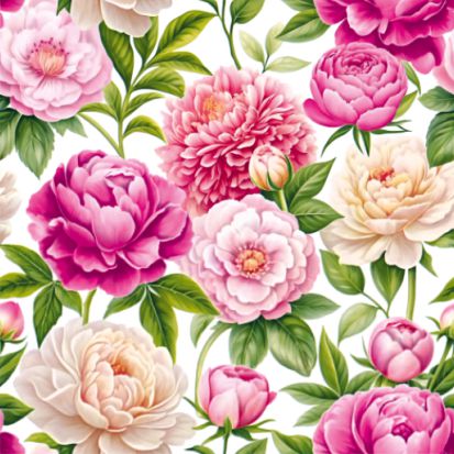 Салфетки бум. 330х330мм 20 шт. 3-сл. "любимые пионы"