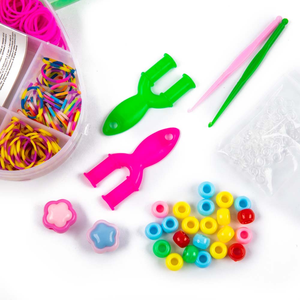 Набор плетение из резиночек "кролик" 600шт.