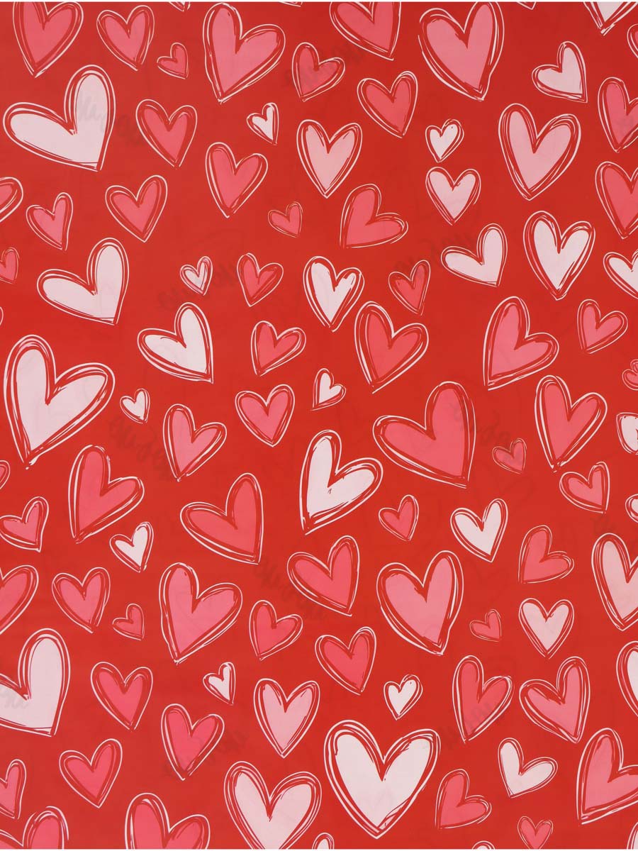 Бумага упаковочная 2-ст. 70х100см "просто люблю"