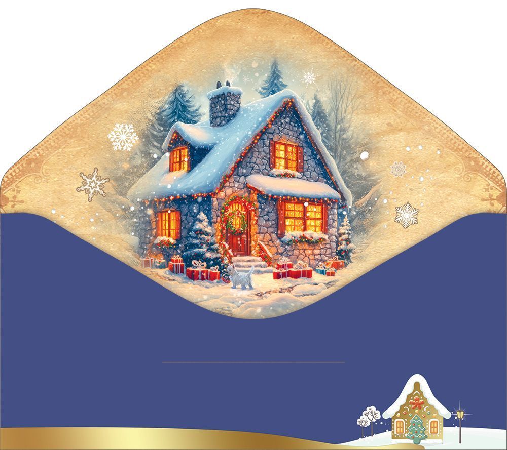 Конверт для денег "с новым годом!"