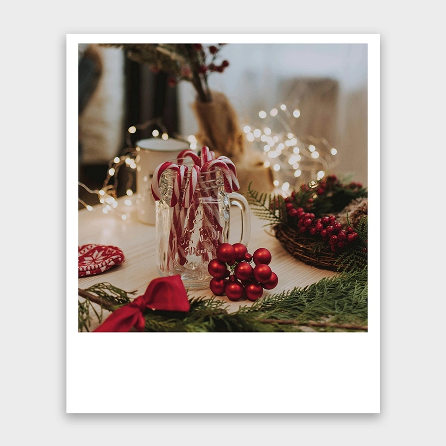 Открытка мини "новый год" 9х11см