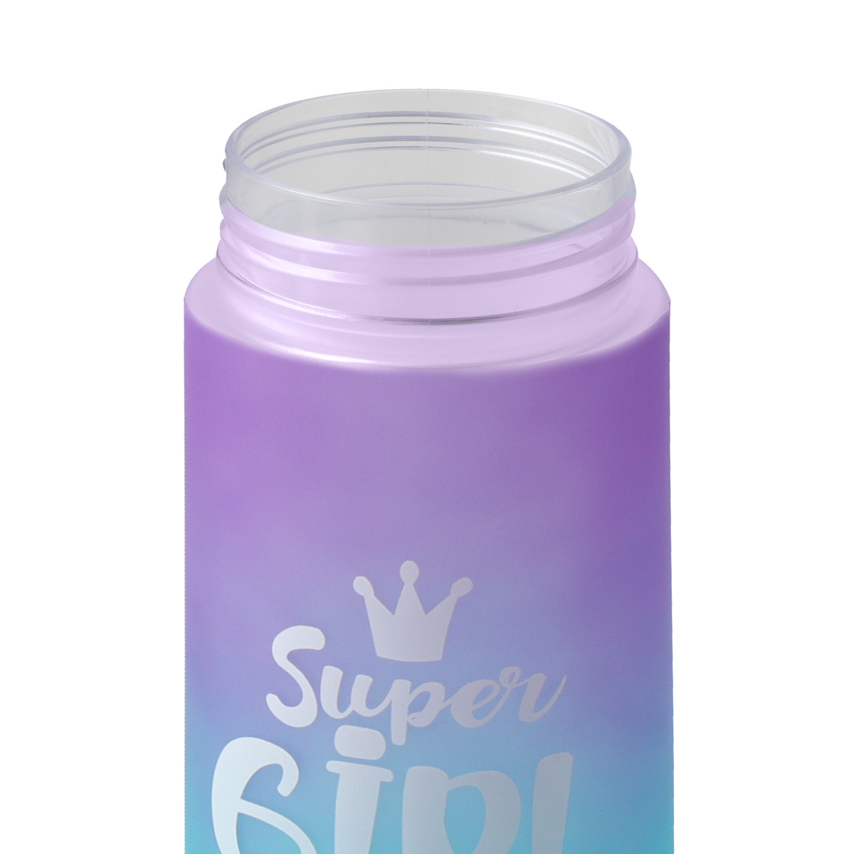 Бутылка кокос "super girl" 700мл градиент пластик