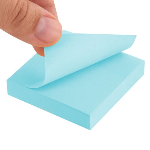 Бумага д/зам.с липким краем staff 51х51 пастель гол. 100л.