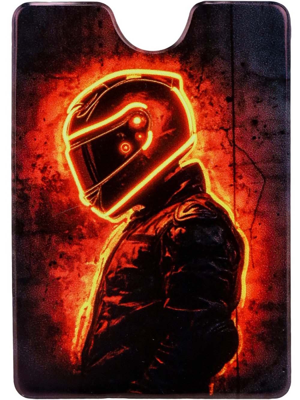 Обложка д/пропуска/проездного пвх "гонщик"