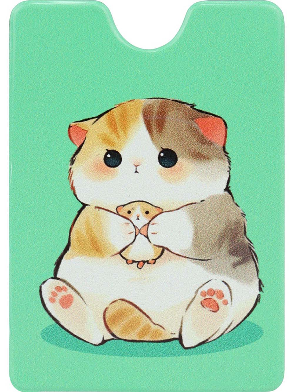 Обложка д/пропуска/проездного пвх "пушистые друзья"