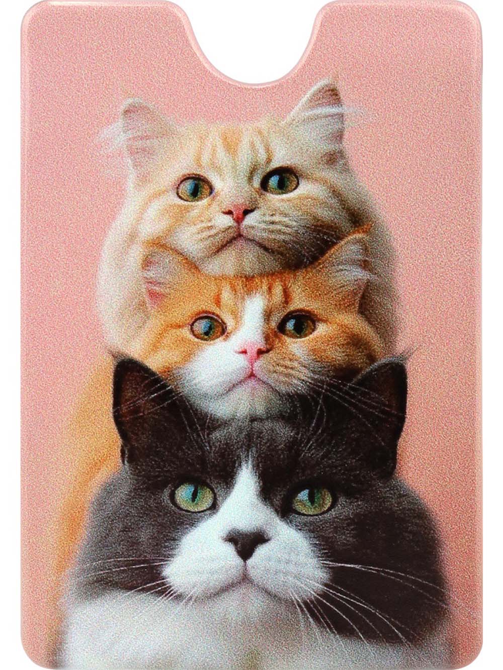 Обложка д/пропуска/проездного пвх "ушастое трио"