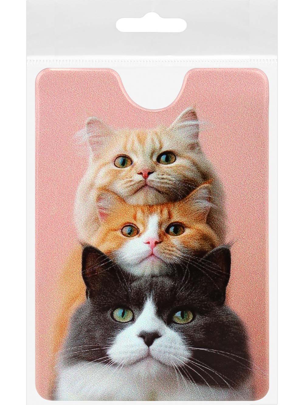 Обложка д/пропуска/проездного пвх "ушастое трио"