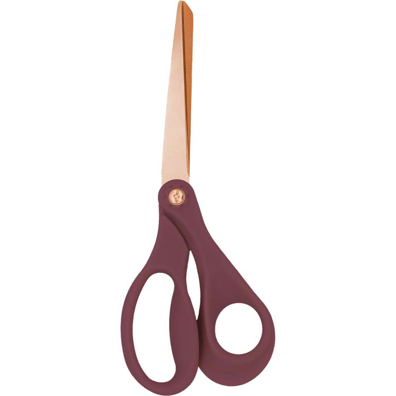 Ножницы канц. devente "esthetics" 175мм пл.ручки бургунди