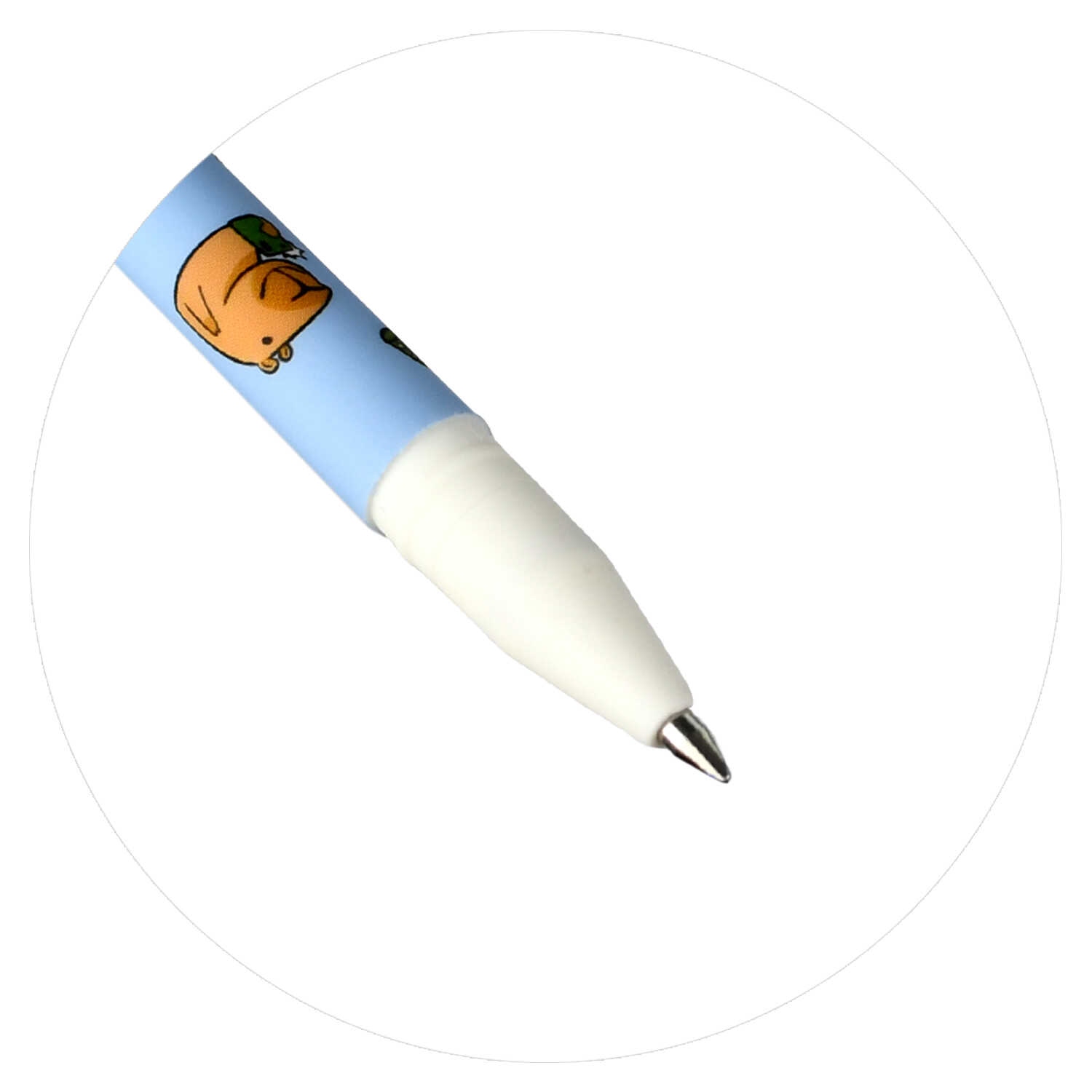 Ручка гел. пиши-стирай феникс+ "капибара" синяя 0,5мм