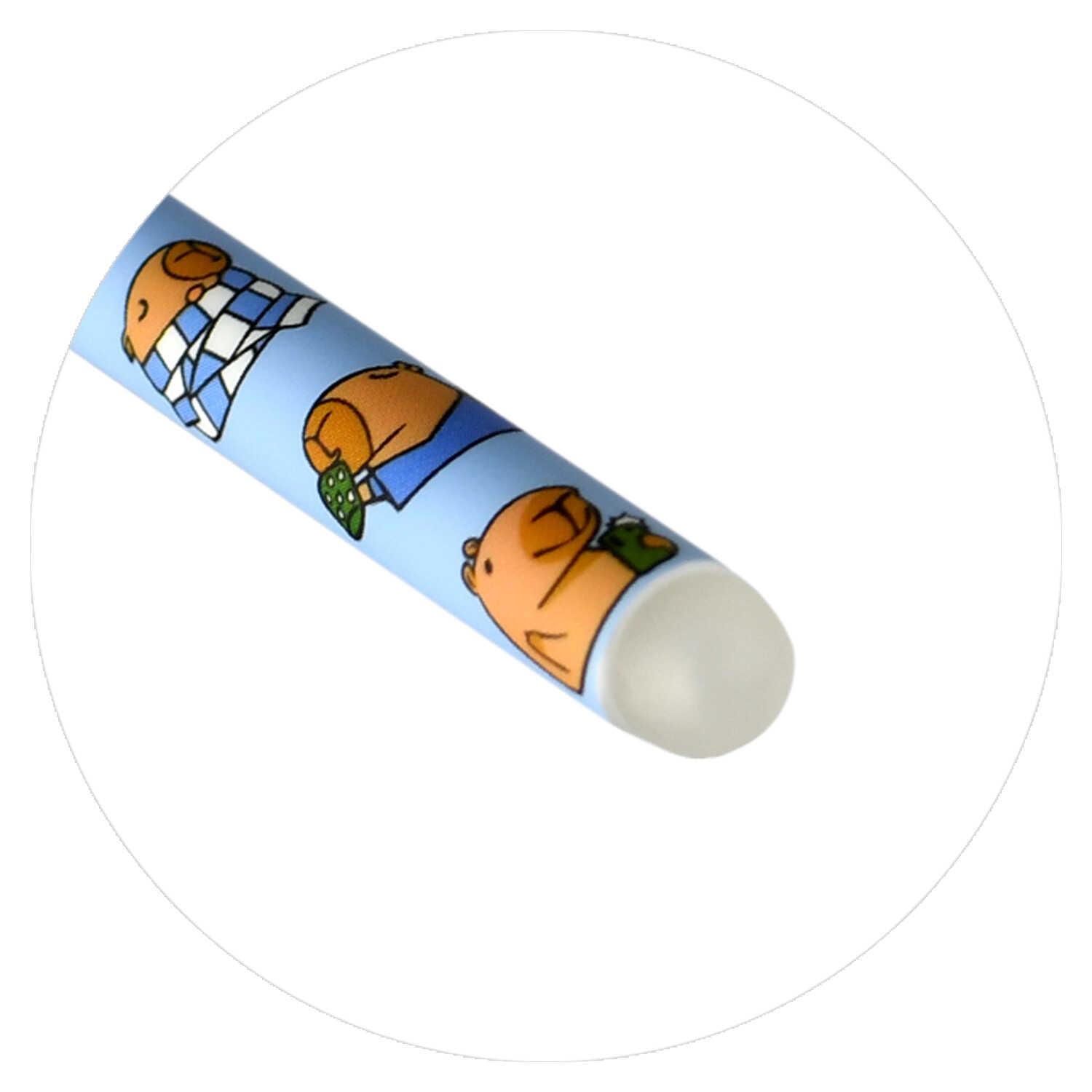 Ручка гел. пиши-стирай феникс+ "капибара" синяя 0,5мм