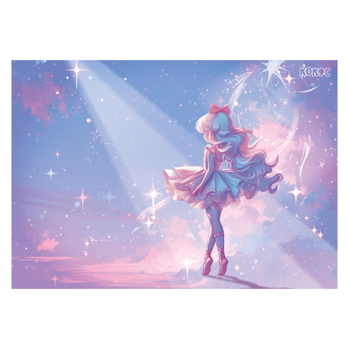 Настольное покрытие кокос "magic ballerina" 350х500мм