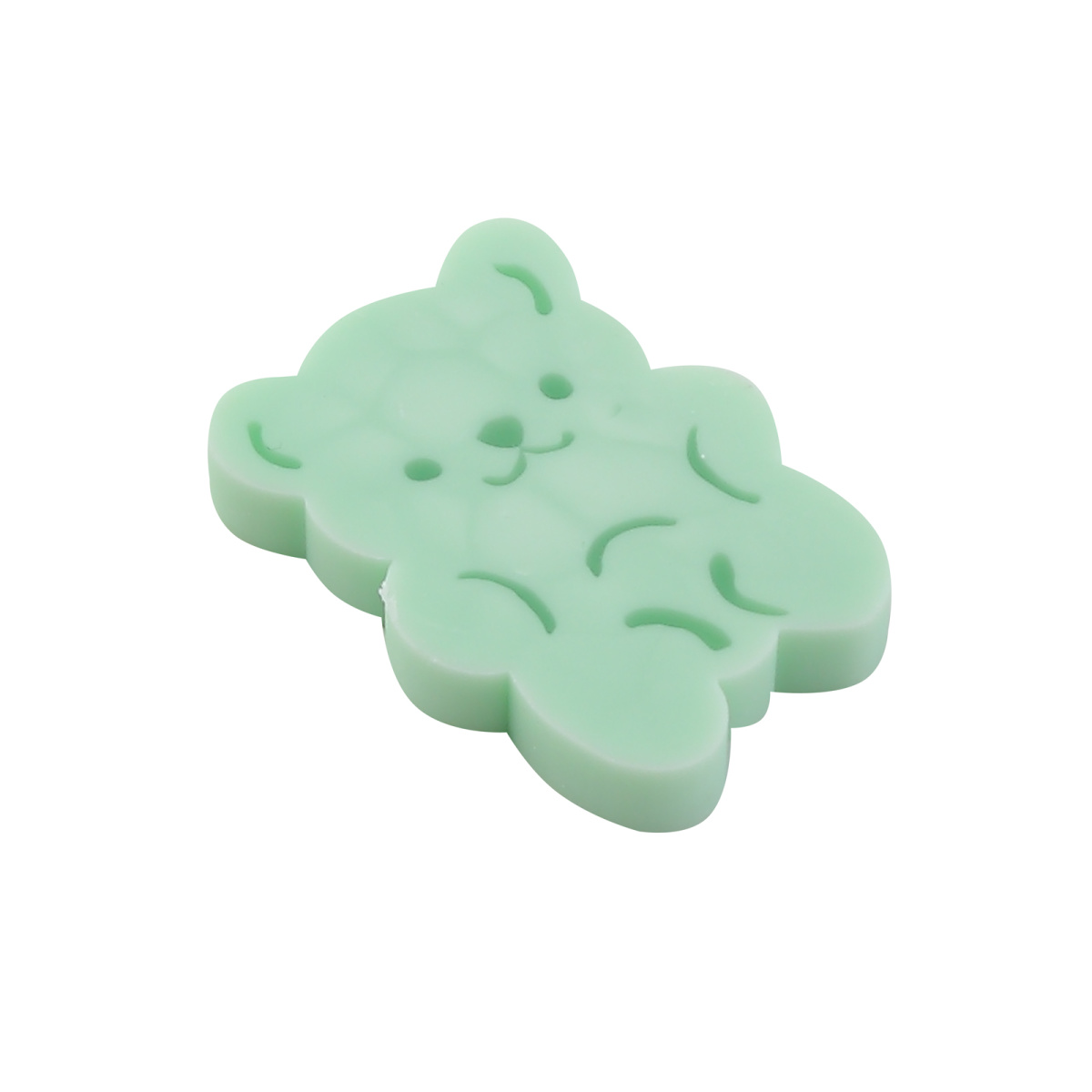 Ластик кокос "мишка" 40х30х7мм асс-т