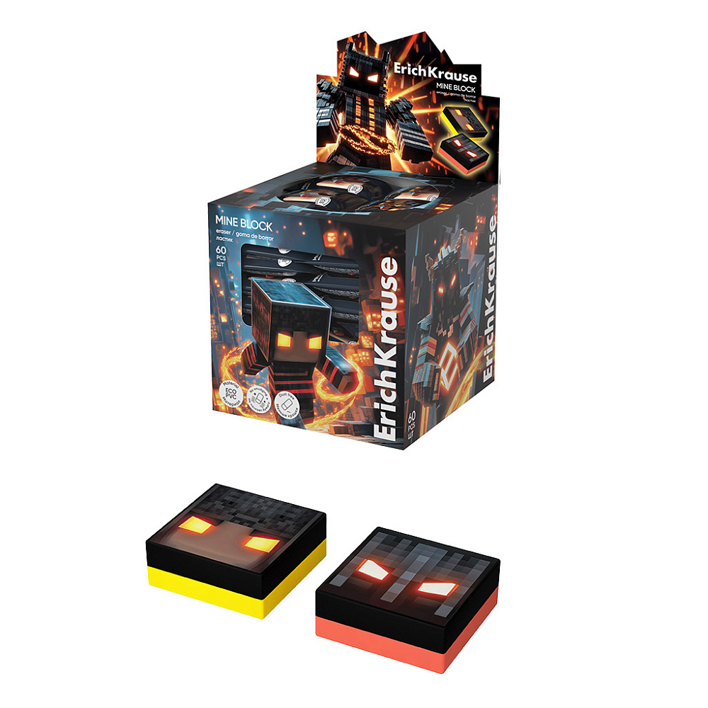 Ластик erich krause "mine block" асс-т