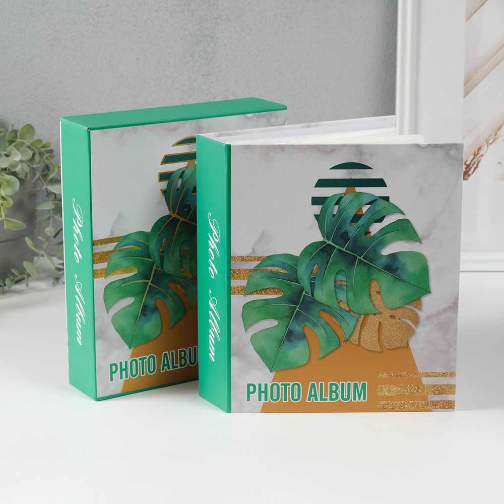 Альбом для фото на 80ф. 10х15см "папоротник"