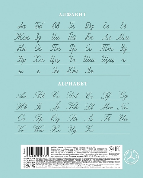 Тетрадь 12л. лин. "newtone" зелёный нефрит (hatber) б/б