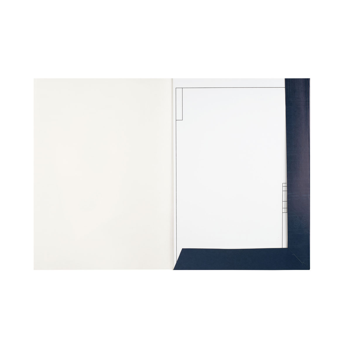 Бумага для черчения а3 160г 10л гор. рамка, штамп полный bg (папка)