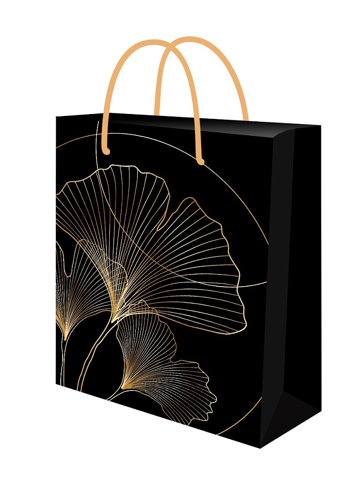 Пакет подарочный "контурные маки" (11,5х14,5х6см)