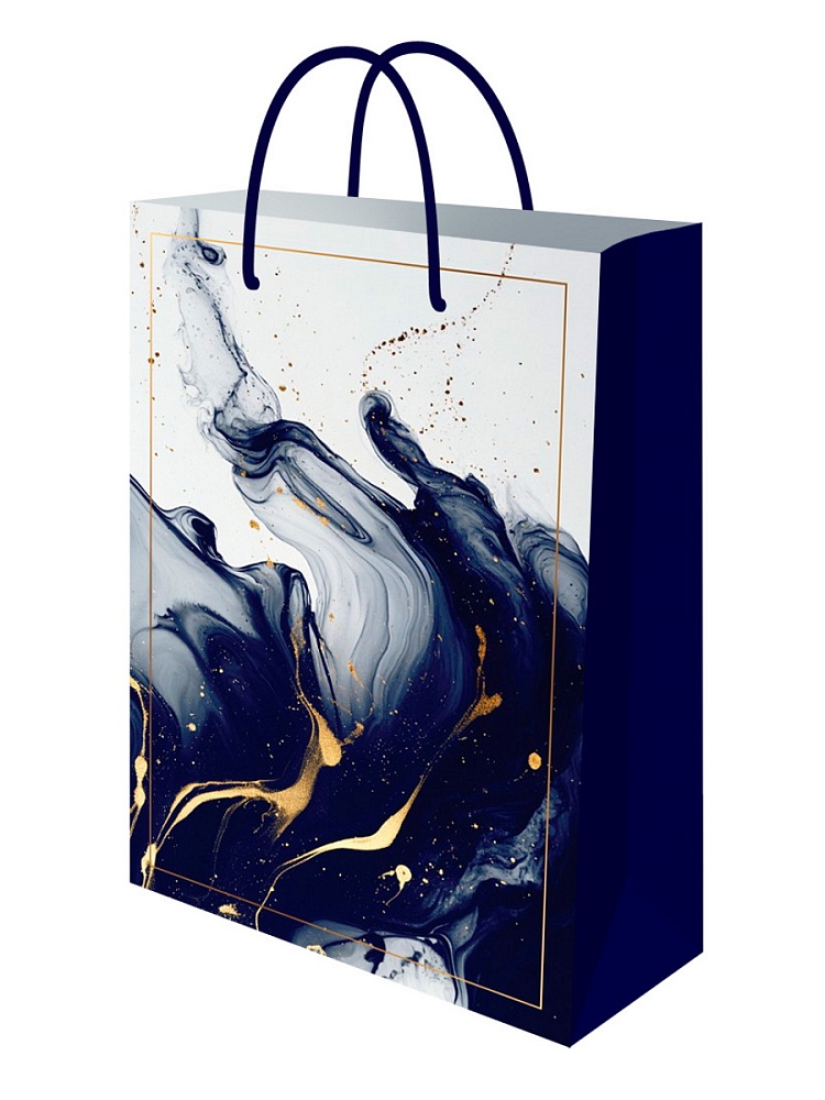 Пакет подарочный "акварель" (14х20х6,5см)