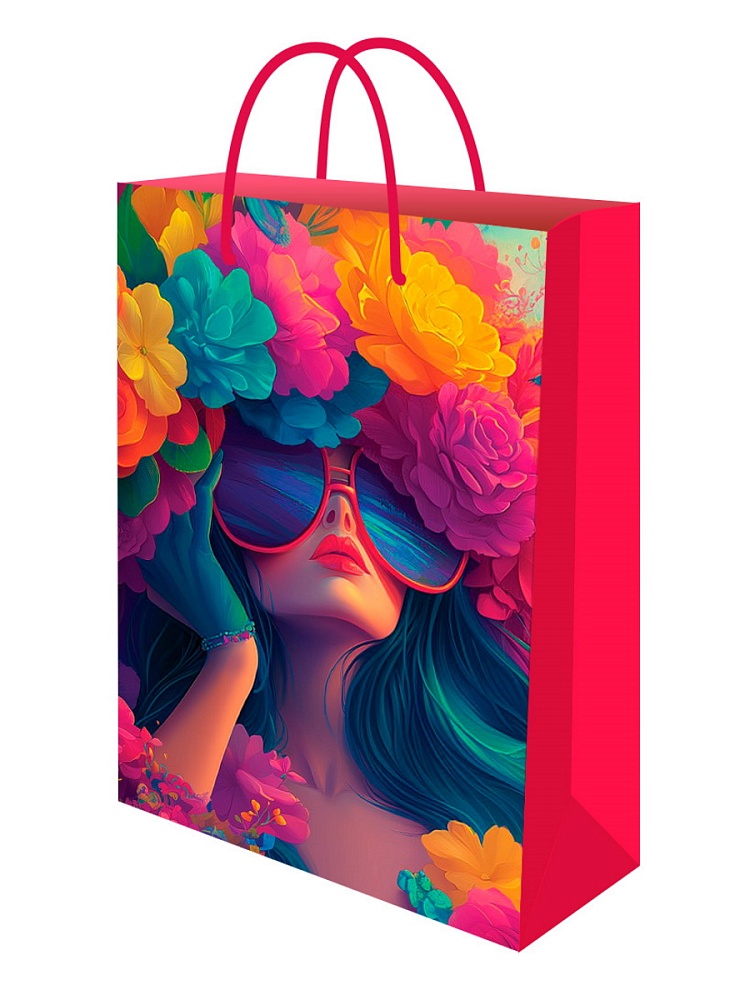 Пакет подарочный "шарм" (14х20х6,5см)