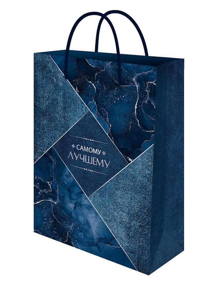 Пакет подарочный "мужской подарок" (22х31х10см)