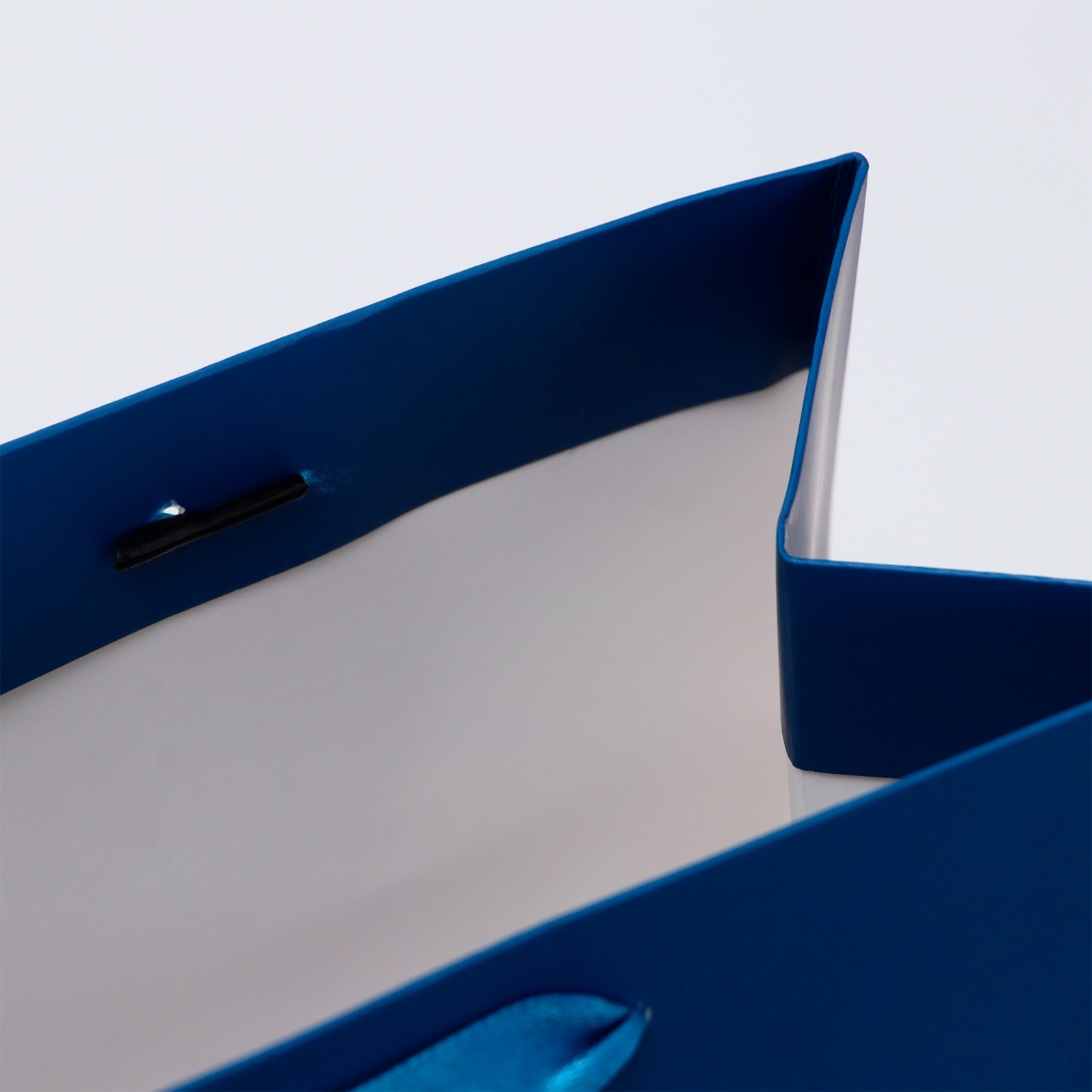 Пакет подарочный синий (23х18х10см)