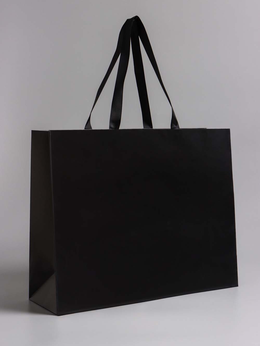 Пакет подарочный чёрный (40х32х13см)