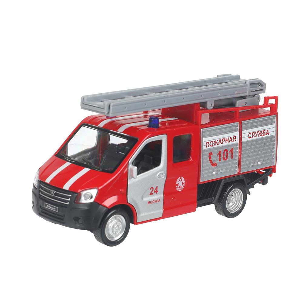 Игра машина инерц. металл. "газель next пожарная" 14,5см свет, звук (технопарк)