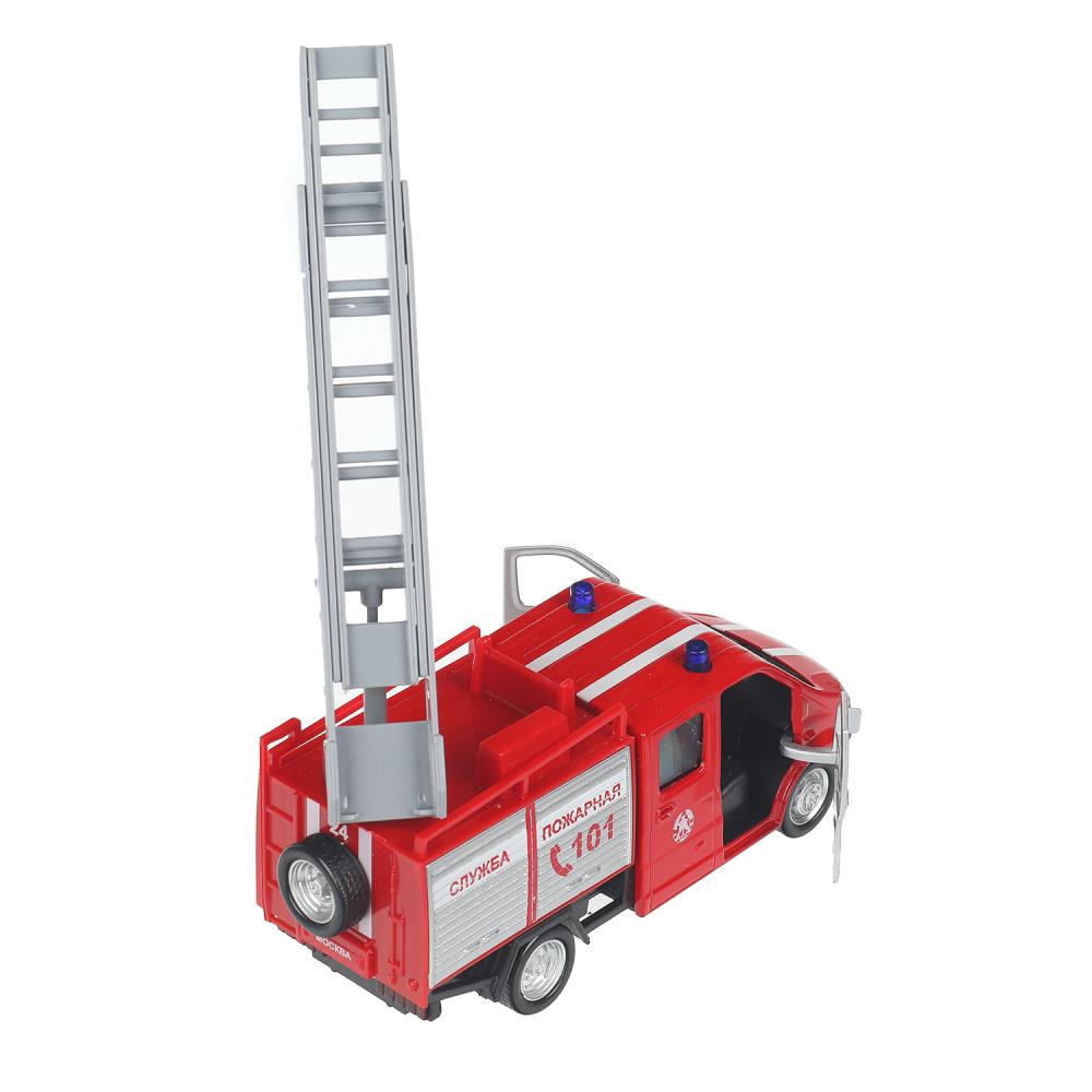 Игра машина инерц. металл. "газель next пожарная" 14,5см свет, звук (технопарк)