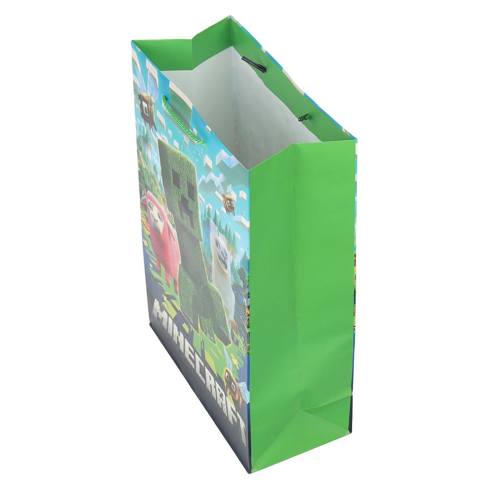 Пакет подарочный "пиксели" (22х31х10см)