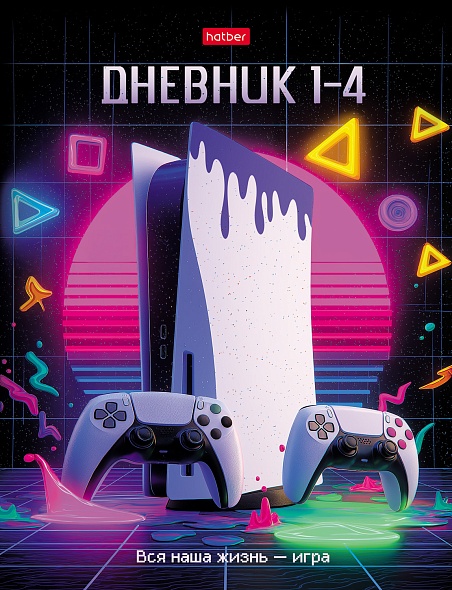 Дневник мл.кл. тв.обл. "gamer" (hatber) глянц.лам.