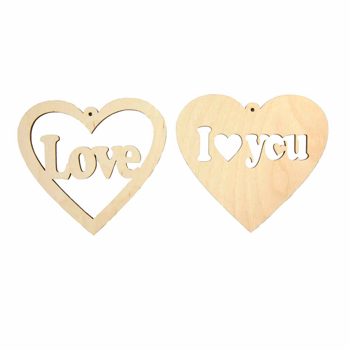 Набор для декорирования "mr.carving" сердечки" 13х10см 2шт.фанера