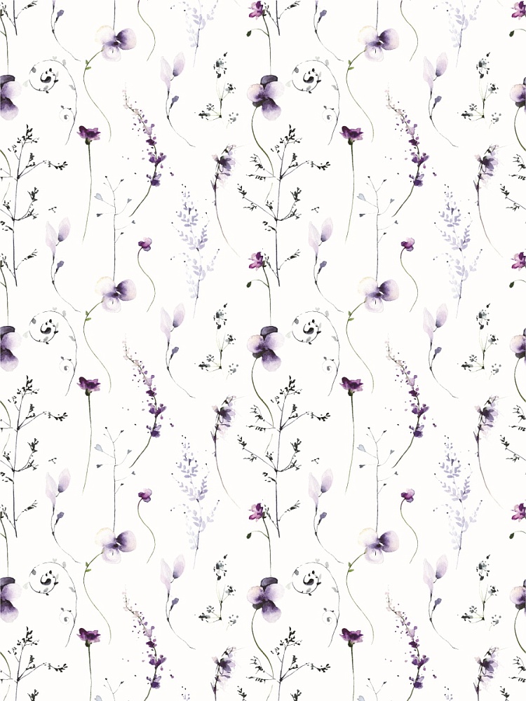 Бумага упаковочная 70х100см "цветочное настроение"