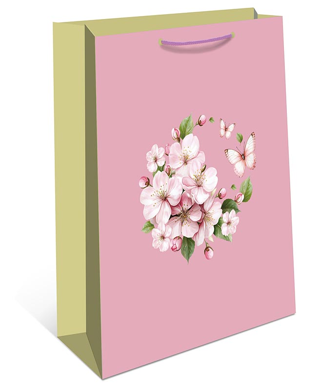 пакет подарочный "цветы" (18х22х10см) Пакет подарочный "цветы" (18х22х10см)