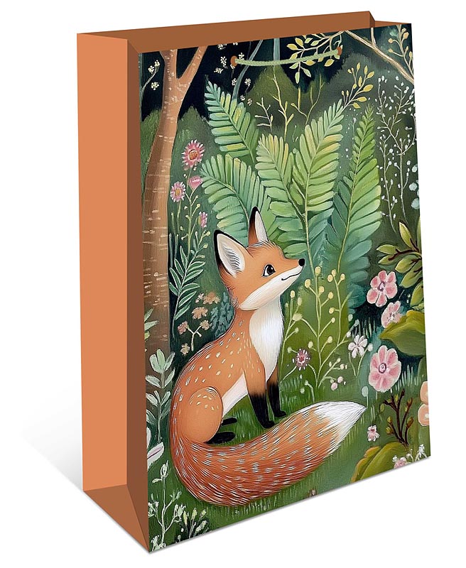 пакет подарочный "лисёнок" (18х22х10см) Пакет подарочный "лисёнок" (18х22х10см)