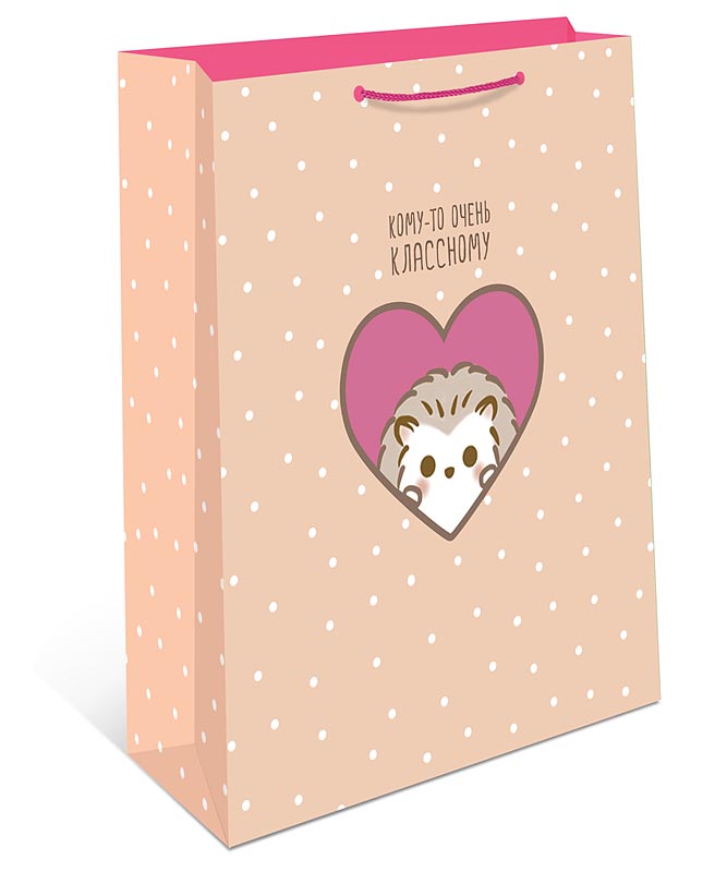 пакет подарочный "кому-то очень классному" (18х22х10см) Пакет подарочный "кому-то очень классному" (18х22х10см)