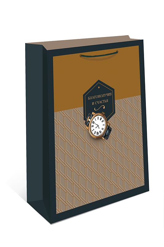 пакет подарочный "благополучия и счастья" (26х32х12см) Пакет подарочный "благополучия и счастья" (26х32х12см)