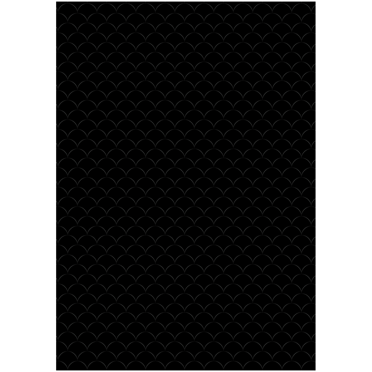 Бумага упаковочная 100х70см meshu "pattern on black"