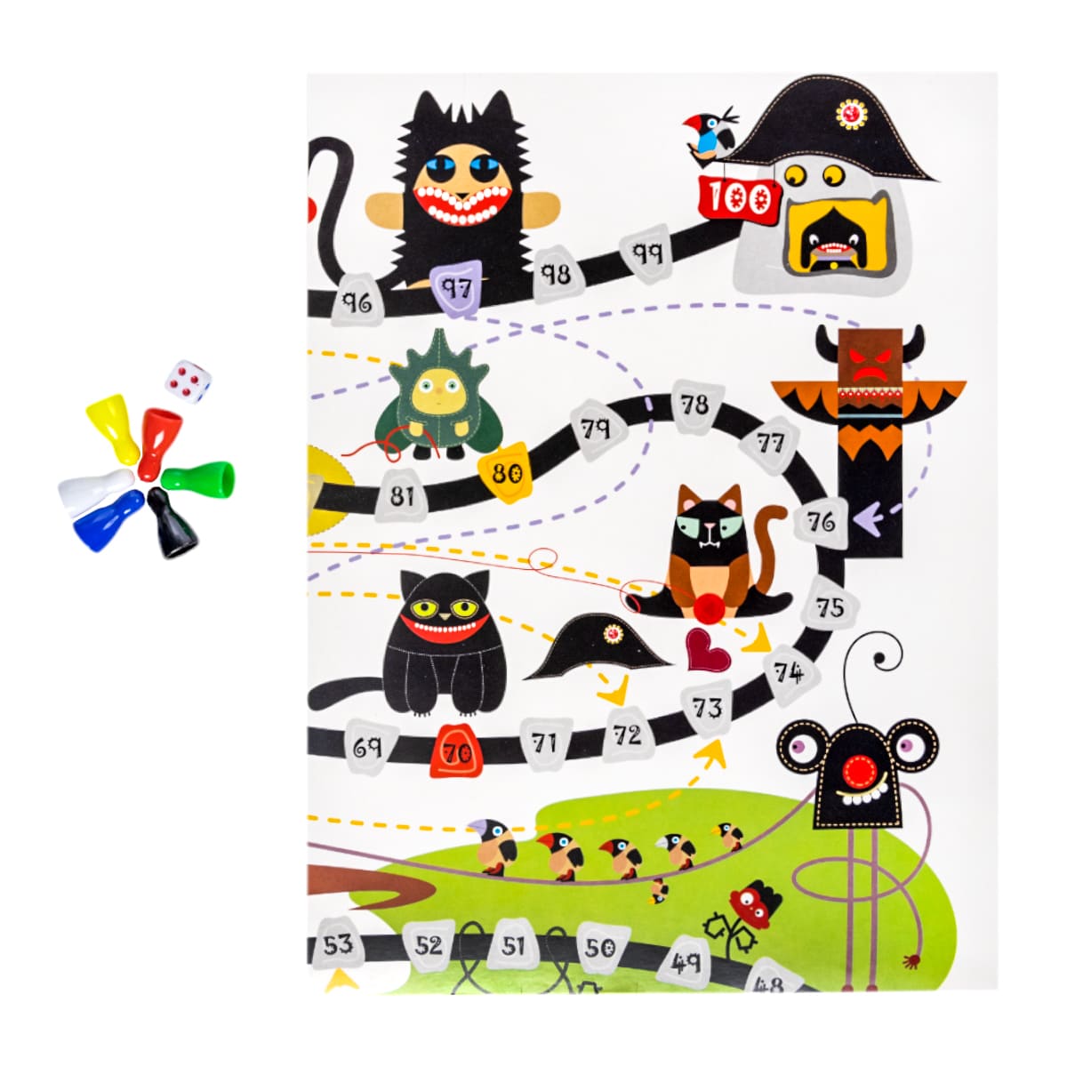 Игра ходилка "приключения монстрика" (европодвес)