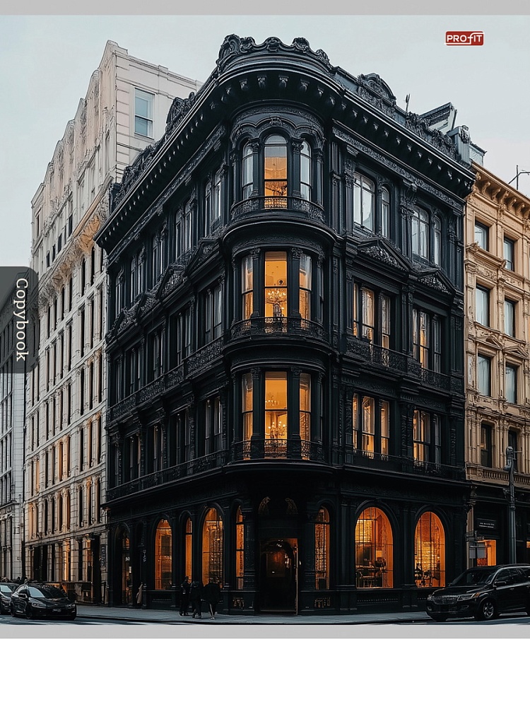 Тетрадь 96л. кл. "городская архитектура-2" (проф-пресс) б/б,асс-т