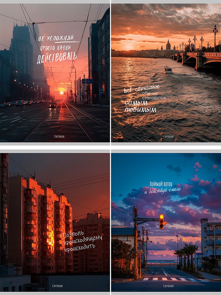 Тетрадь 96л. кл. "природа и города-1" (проф-пресс) б/б,перевёртыш,асс-т