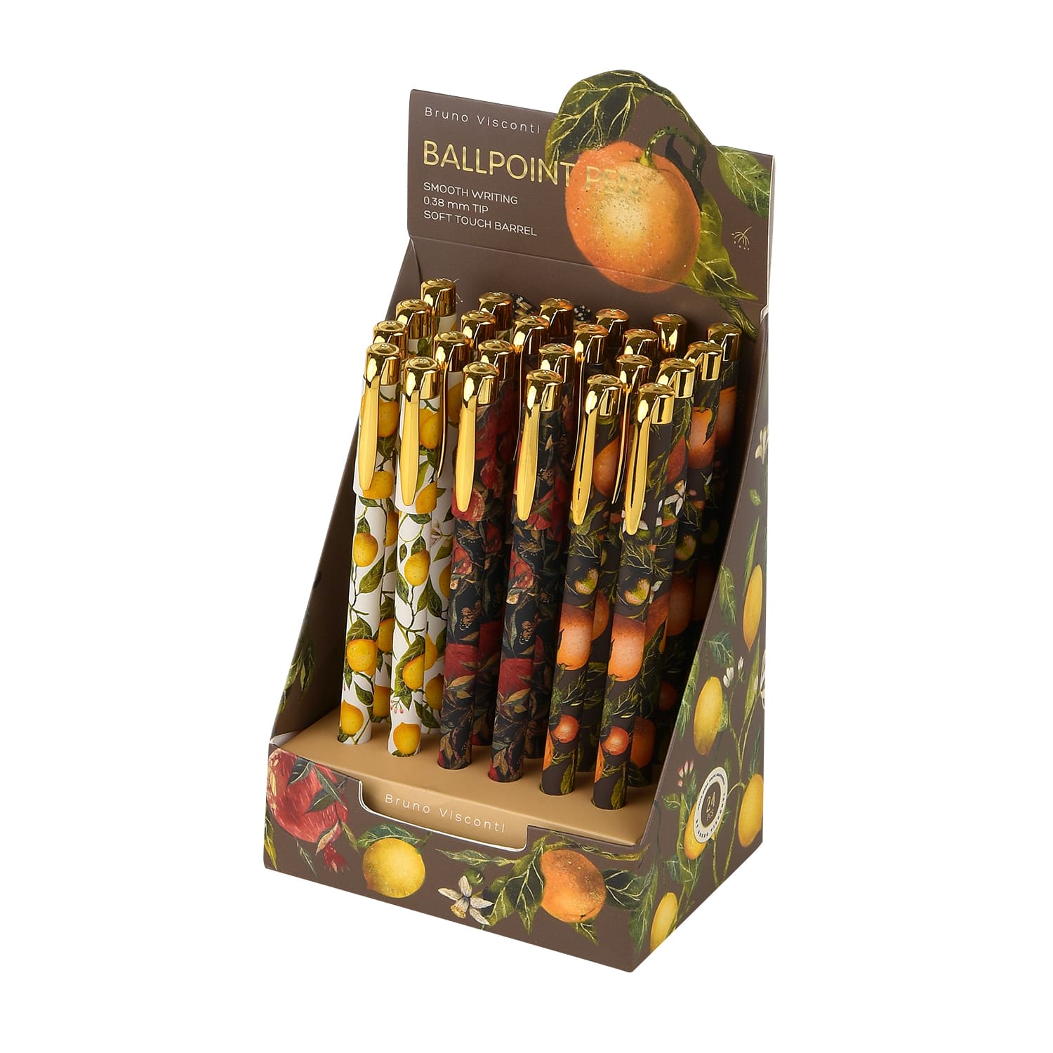 Ручка шар. bruno visconti "flora. paradise" 0,38мм синяя асс-т