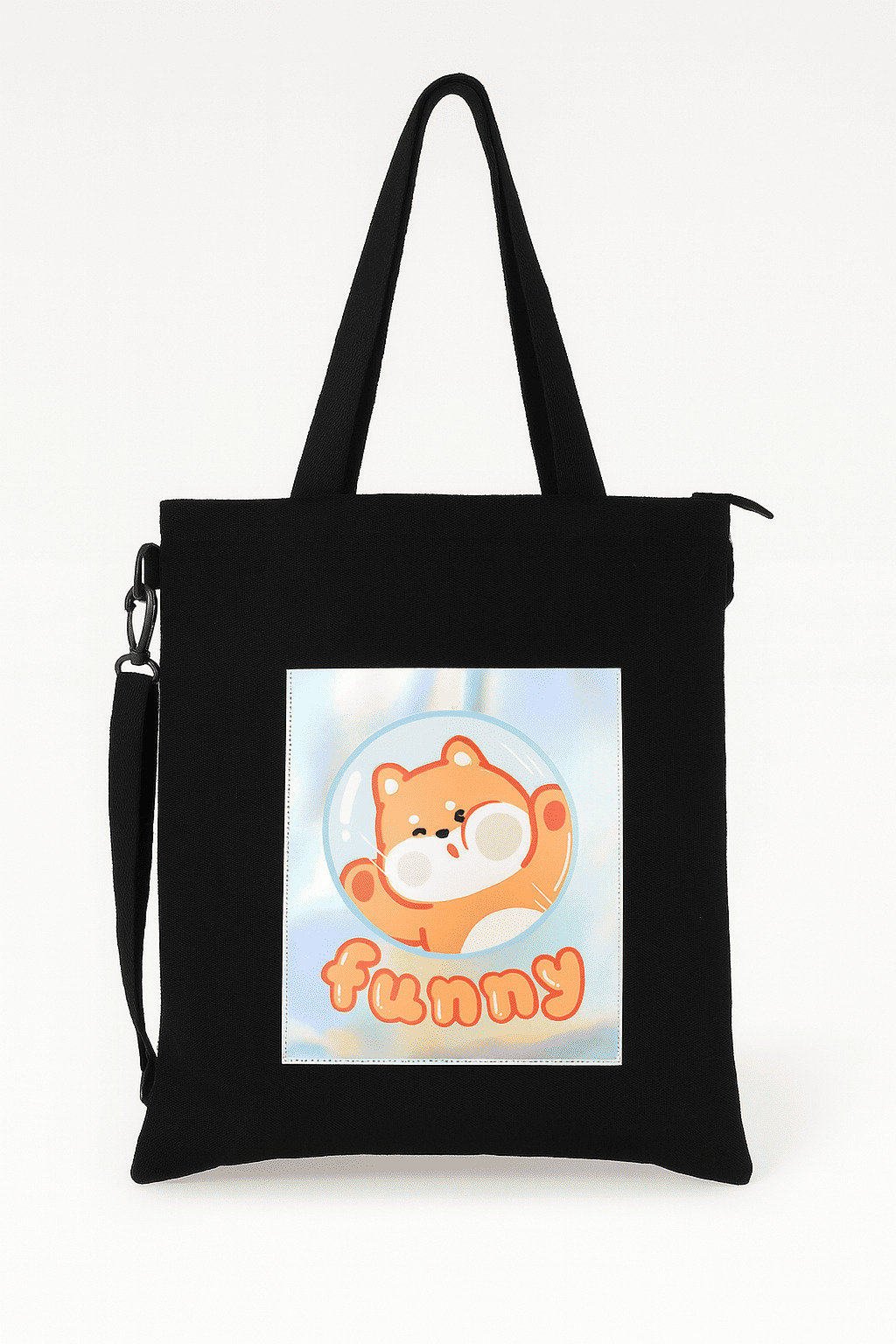 Сумка шоппер "funny" black