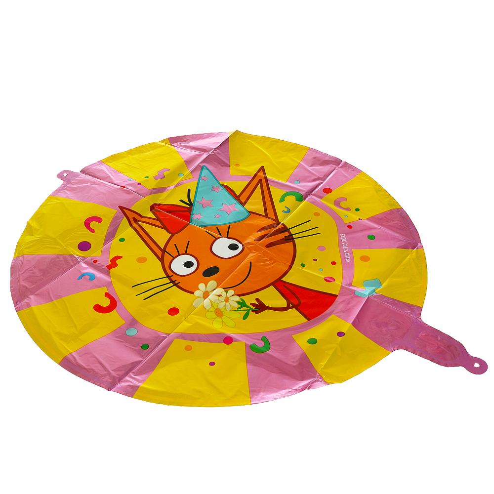 Шар возд. 18''/45см фольгир. круг "три кота. карамелька"