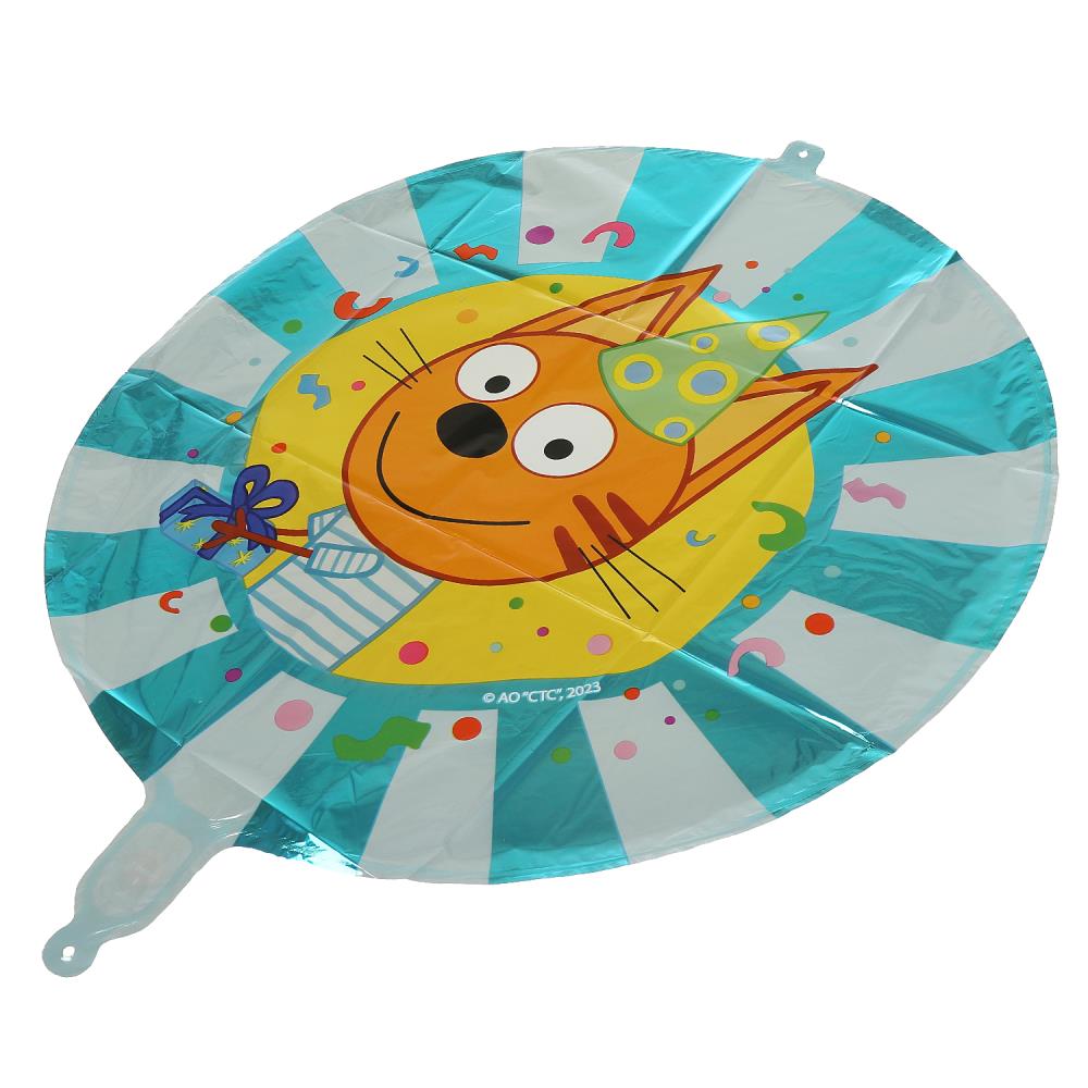 Шар возд. 18''/45см фольгир. круг "три кота. коржик"