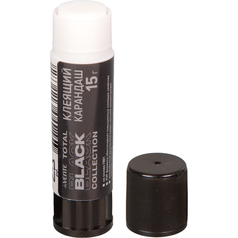 Клей-карандаш devente "total black" 15г быстросохнущий pvp