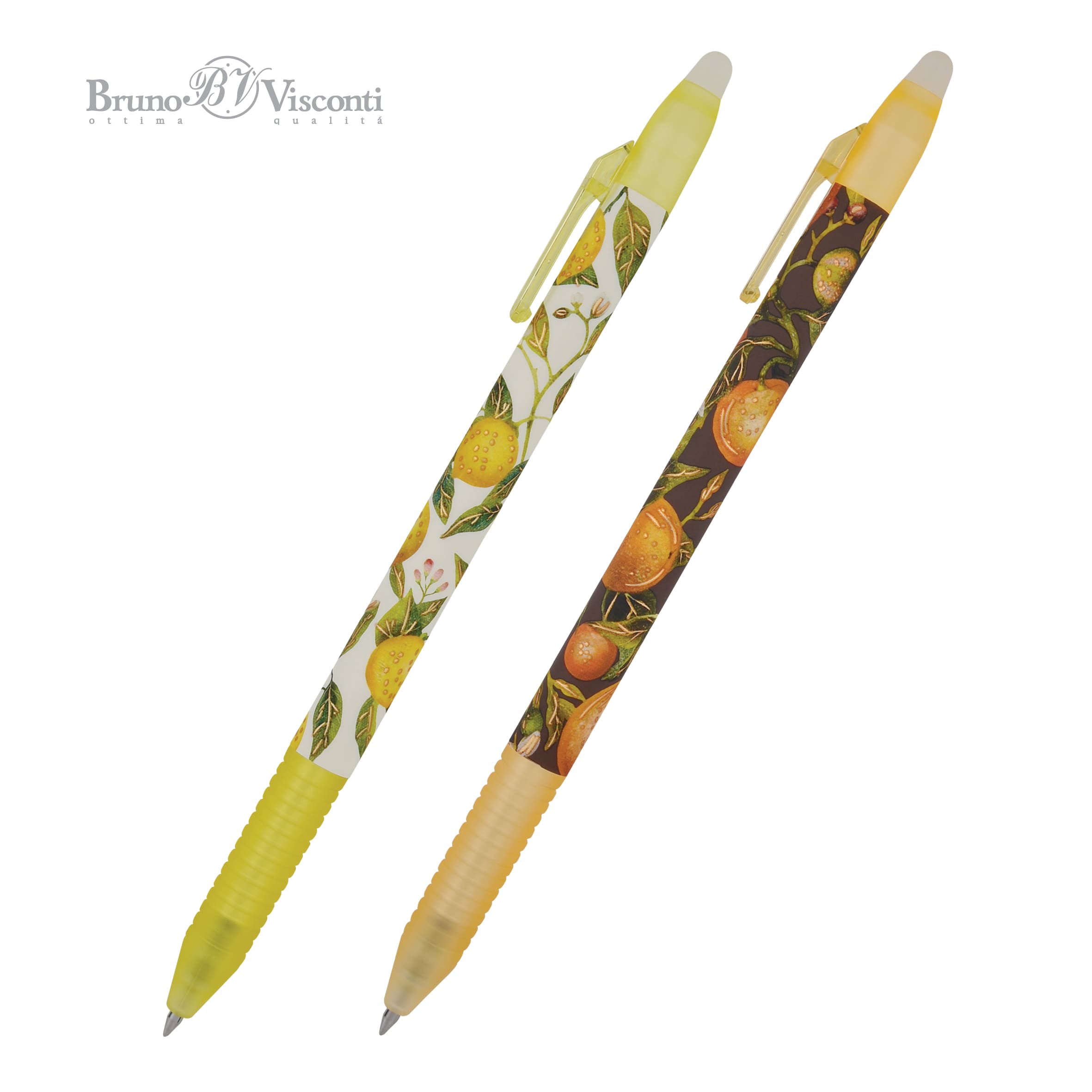 Ручка гел. пиши-стирай bruno visconti "delete slim click. flora. paradise" 0,5мм синяя асс-т