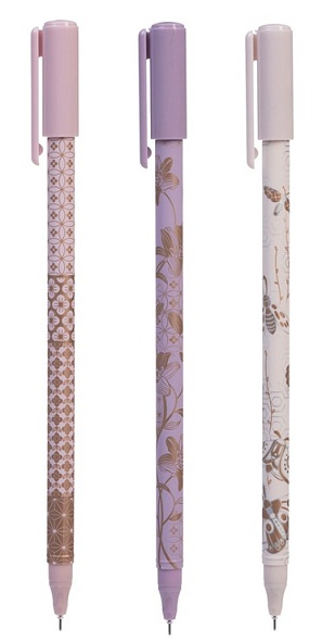 Ручка гел. "hatber muse" черная 0,5мм